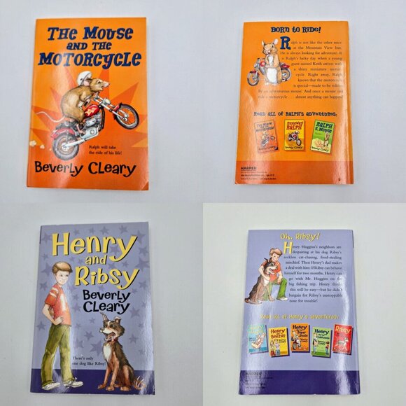 Beverly Cleary Book Lot 8 Books Paperback Ralph Henry Ribsy Mouse Read - Picture 3 of 16